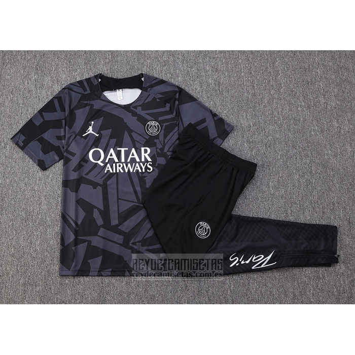 Chandal del Paris Saint-Germain Manga Corta 2022-2023 Gris
